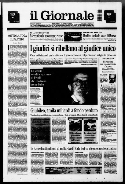 Il giornale : quotidiano del mattino